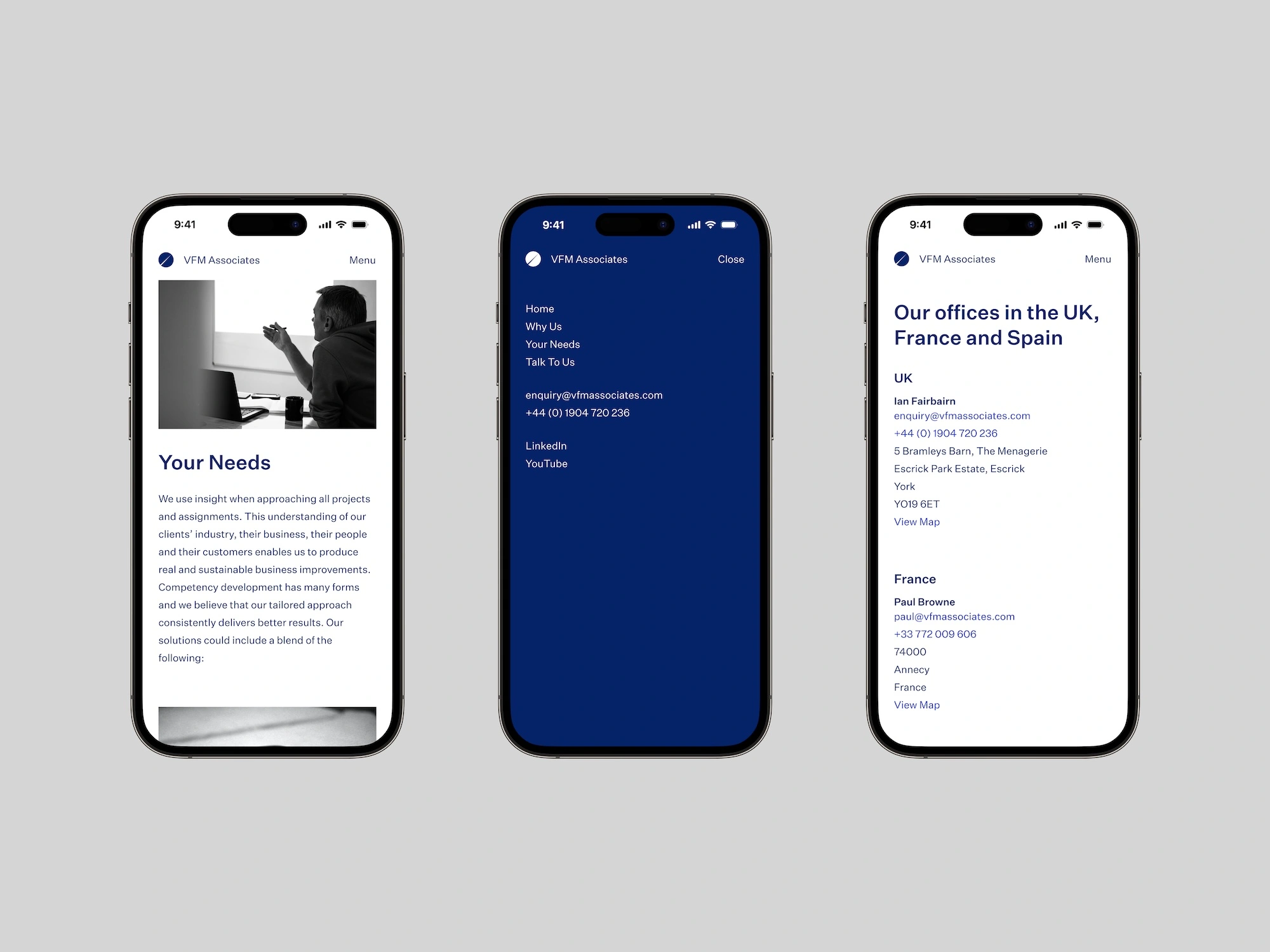 VFM Associates Website